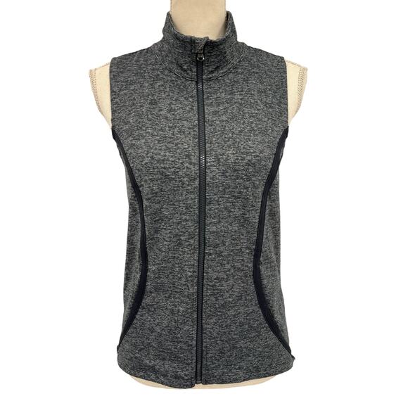 Under Armour Women's Gray Sleeveless Vest Size XS Zip Up Activewear - Picture 1 of 12